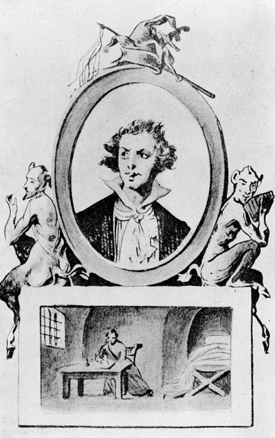 Imaginary Portrait of the Marquis de Sade (1740-1814) by French School